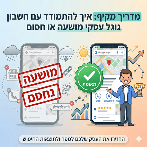 גוגל עסקי מושעה או חסום גוגל עסקי מושעה או חסום