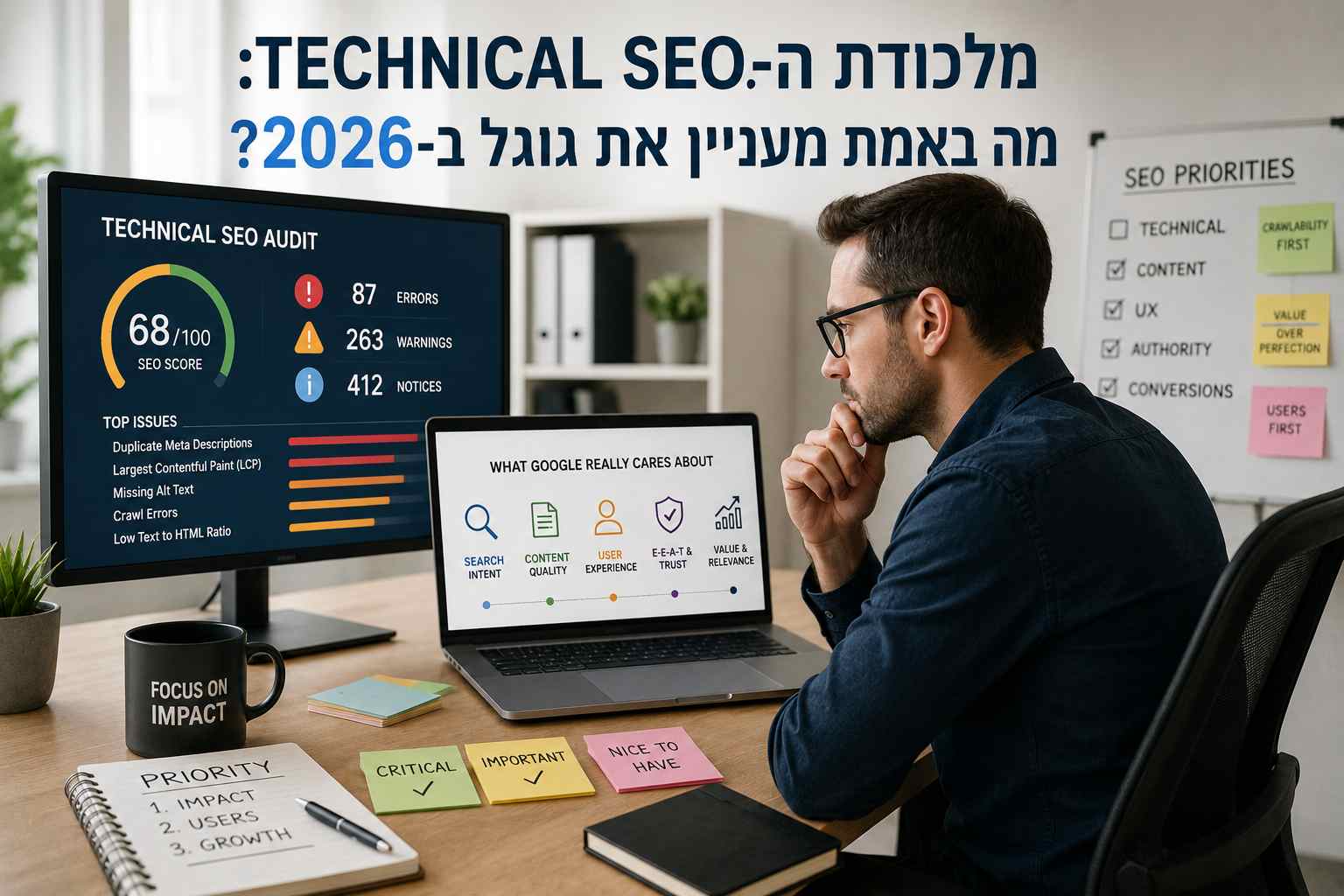 מלכודת ה-Technical SEO